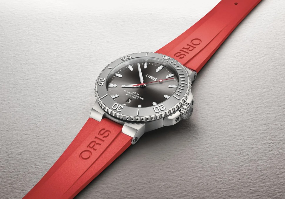Часы ORIS  Мужские швейцарские часы, автоматический механизм, сталь, 43,5 мм